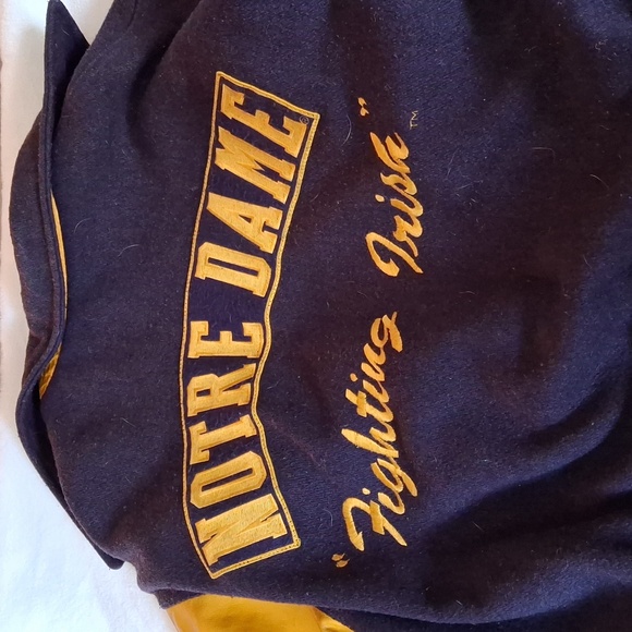 Notre Dame Fighting Irish Cooper Collegiate bomber varsity coat Xl in V.G.U.C.